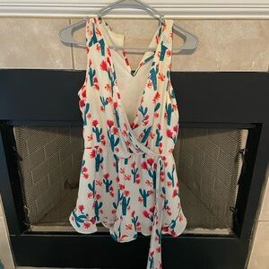 Peach Love California Cactus Romper